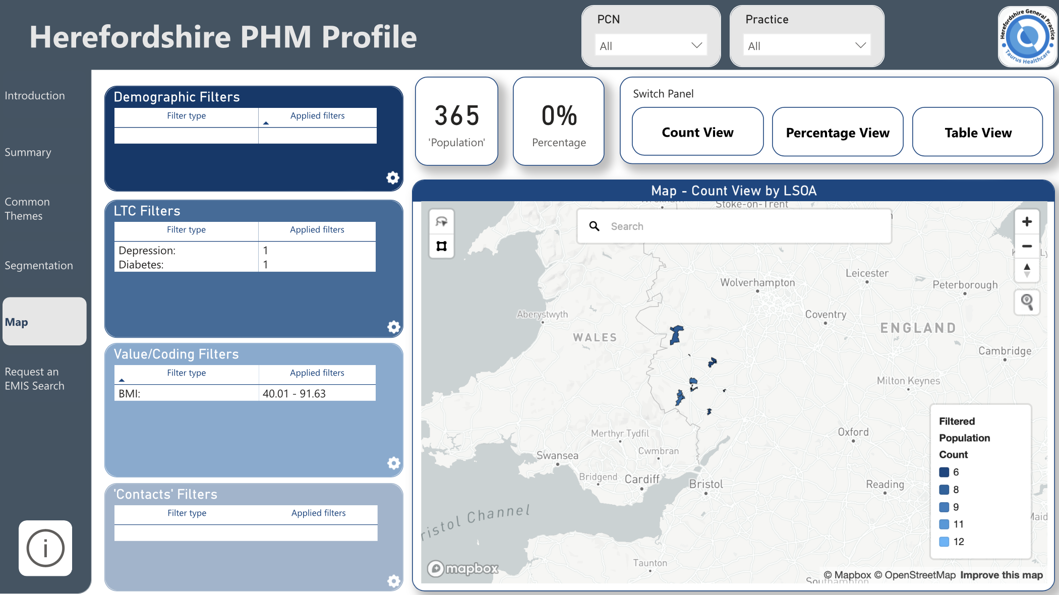 PHM Map